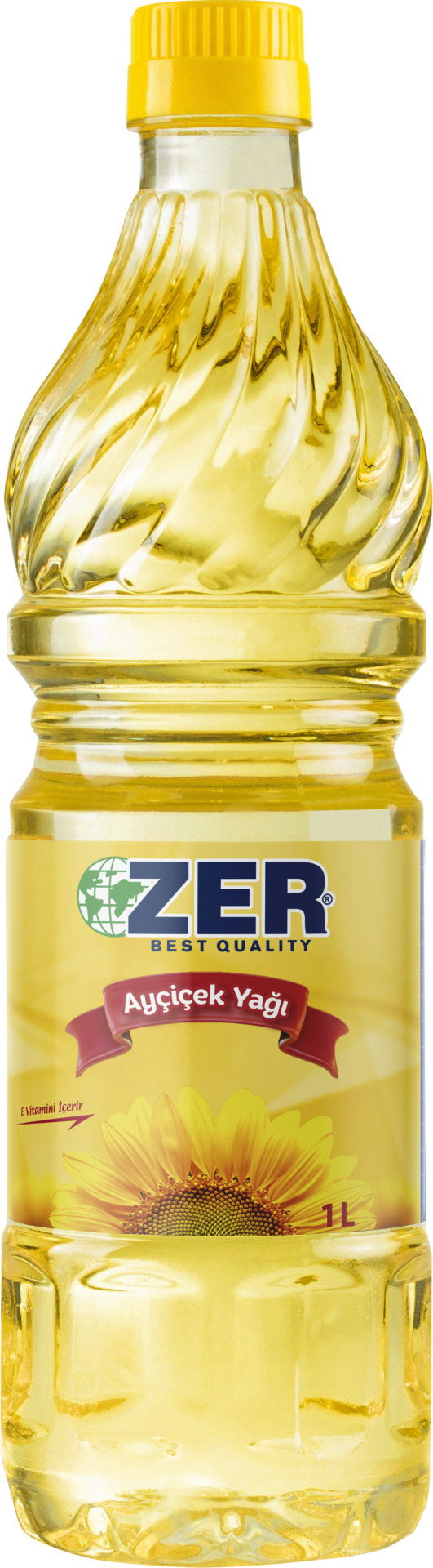 ZER PET ŞİŞE AYÇİÇEK YAĞİ 1 LT