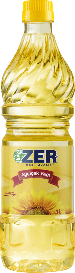 ZER PET ŞİŞE AYÇİÇEK YAĞİ 1 LT